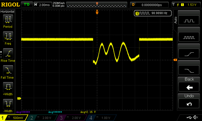 Normal Output Signal of Linear CCD